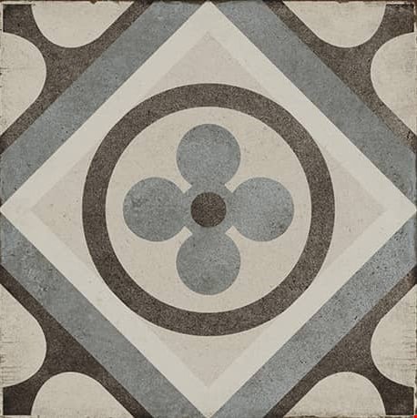 Daltile Quartetto Deco: Cool Pétalo 8" x 8" Porcelain Tile QU2388PETALO1P