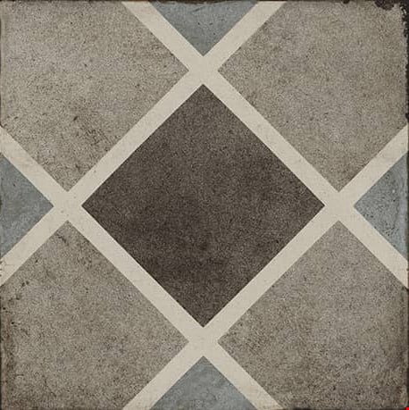 Daltile Quartetto Deco: Cool Rombo 8" x 8" Porcelain Tile QU1788ROMBO1P