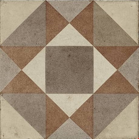 Daltile Quartetto: Warm Figura 8" x 8" Porcelain Tile QU1188FIGURA1P