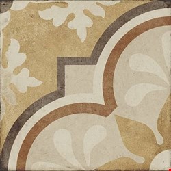 Daltile Quartetto: Warm Grande Fiore 8