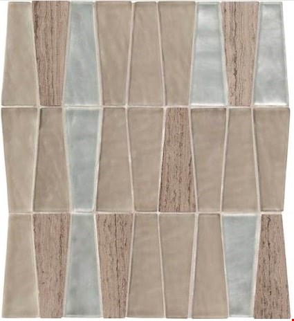 Daltile Regal Pendant: Contessa Charm 12" x 12" Trapezoid Mosaic RP1124TRAPMS1P