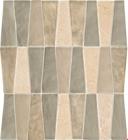 Daltile Regal Pendant: Aurelian Empress 12" x 12" Trapezoid Mosaic RP1224TRAPMS1P