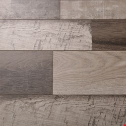 Armstrong Audacity Lodge: New Hope Barnwood 12mm Laminate Flooring with Attached Pad CFL5011230001