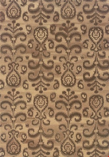 Oriental Weavers Anastasia Sand (A68002107168ST) Rectangle 3'6" x 5'6" Area Rug