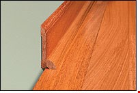 American Forest Pioneer Spirit:  Quarter Round Hand-Scraped Bronzed Maple - 96" Long 