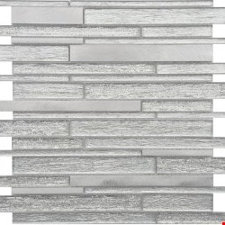 Glass Tile & Stone Metallic Fabric Brick Series Mosaic 12