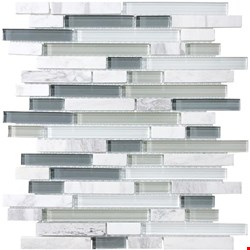 Anatolia Bliss Glass Stone Blend Linear Mosaic 5/8