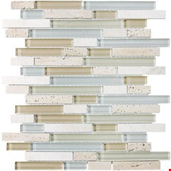 Anatolia Bliss Glass Stone Blend Linear Mosaic 5/8