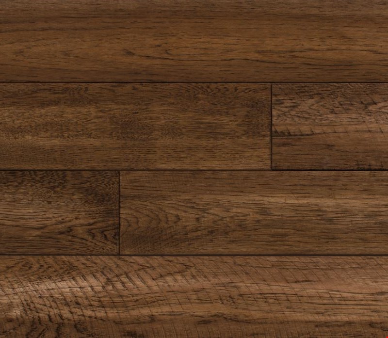 Paramount Flooring Barnwood: Shiplap Brown 3/4" x 5" Solid Hickory Hardwood H0731