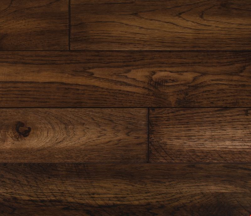 Paramount Flooring Barnwood: Covered Bridge 3/4" x 5" Solid Hickory Hardwood H0733