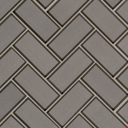 MS International Champagne Bevel Herringbone Mosaic 12