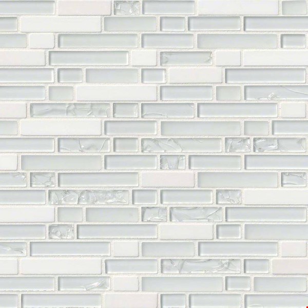 MS International Delano Blanco Mosaic 12" x 12" : SMOT-SGLS-DELBLA6MM
