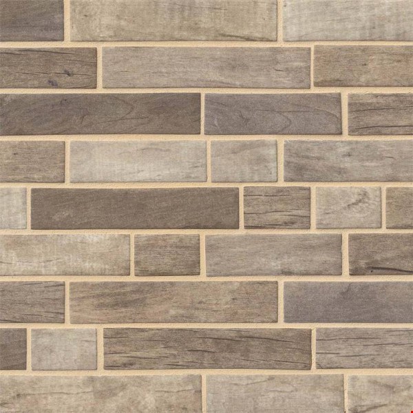 MS International Driftwood Interlocking Mosaic 12" x 12" : SMOT-GLSIL-DRIFT6MM