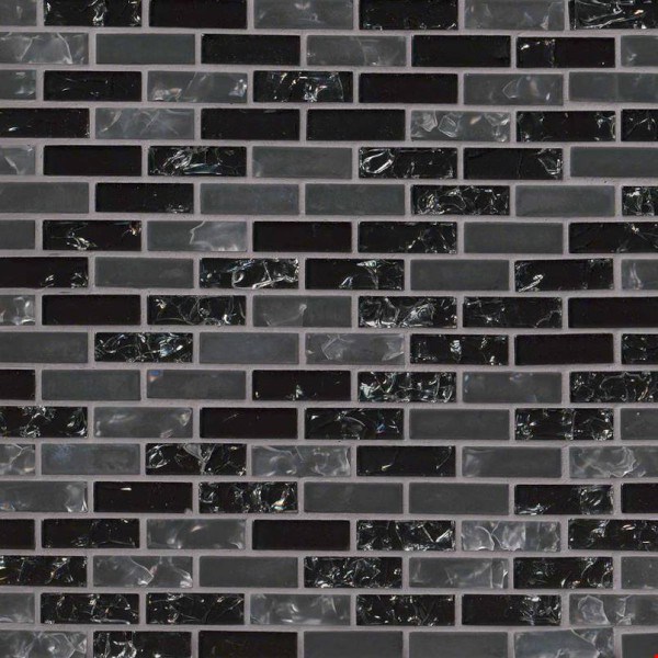 MS International Glissen Mosaic 12" x 12" : SMOT-GLSB-CR-GLI6MM