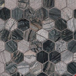 MS International Henley 2 Hexagon Mosaic 12
