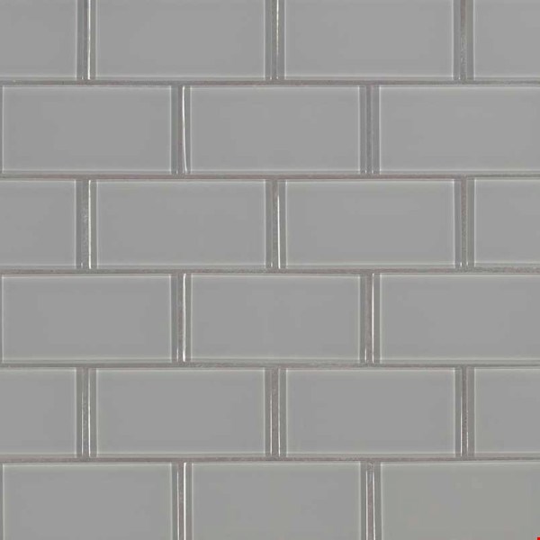 MS International Oyster Gray Subway 2" x 4" Mosaic : SMOT-GLSST-OYGR8MM