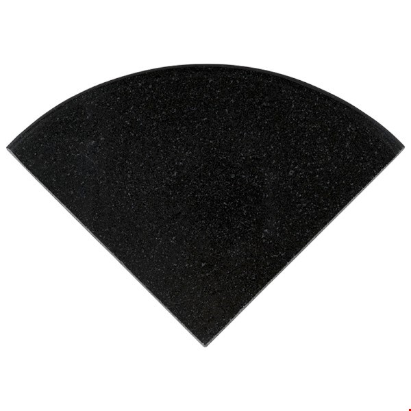 MS International Premium Black 9" Radius Cornershelf : SMOT-CSHELF-PBLK9