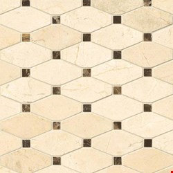 MS International Valencia Blend Elongated Octagon Mosaic 12