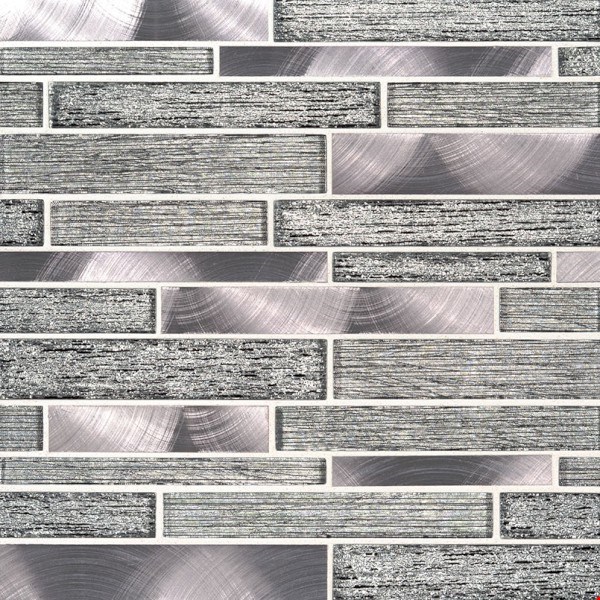 MS International Volcanic Luxe Interlocking Mosaic 12" x 12" : SMOT-GLSMTIL-VOLLX8MM
