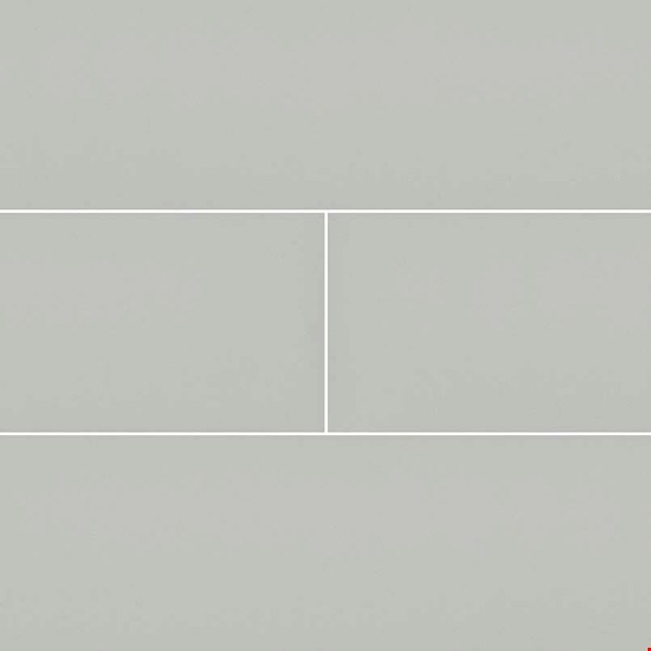 MS International Domino Collection: Gray 4" x 16" Glossy Ceramic Tile NGRAGLO4X16