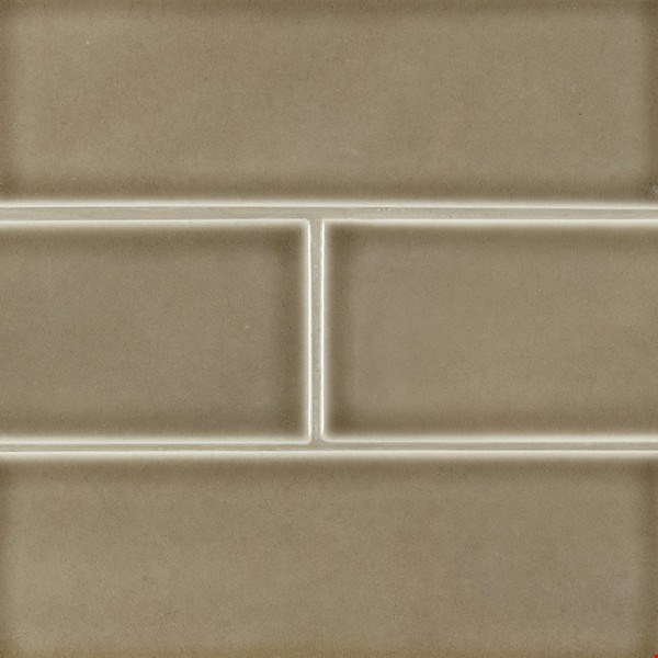 MS International Highland Park Collection: Artisan Taupe 4" x 12" Glossy Ceramic Tile SMOT-PT-ARTA412