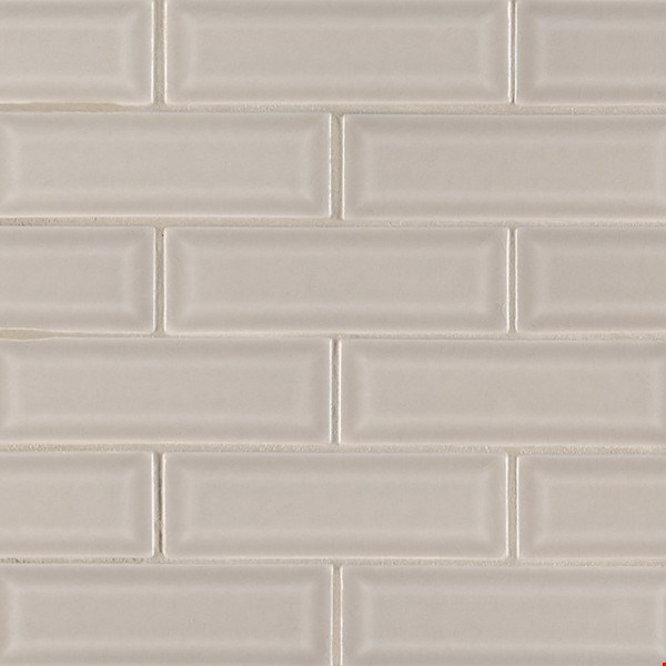 MS International Highland Park Collection: Portico Pearl 2" x 6" Beveled Ceramic Mosaic SMOT-PT-PORPEA-2X6B