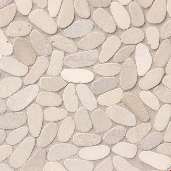 MS International Rio Lago Pebbles Collection: Earth 12" x 12" Sliced Pebble Mosaic SMOT-PEB-EARTH