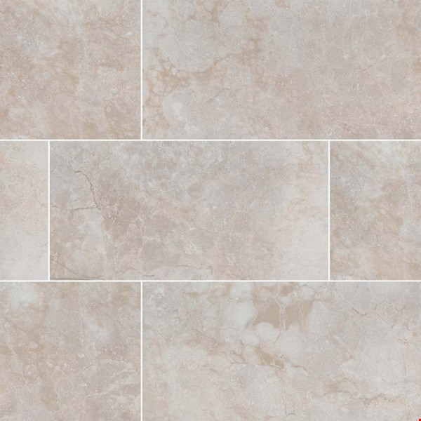 MS International Ansello Series: Ivory 12" x 24" Matte Ceramic Tile NANSIVO1224