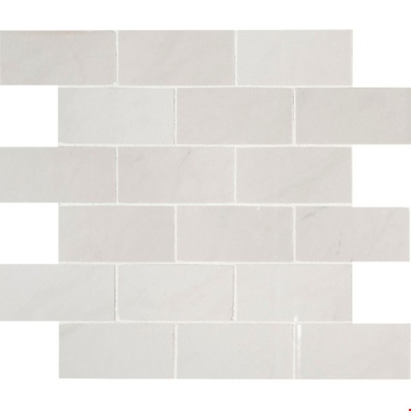 MS International Aria Series: Ice 2" x 4" Porcelain Mosaic NARICE2X4P