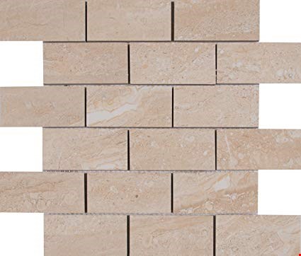 MS International Aria Series: Oro 2" x 4" Porcelain Mosaic NARIORO2X4P
