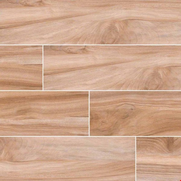 MS International Aspenwood Series: Amber 9" x 48" Porcelain Tile NASPAMB9X48