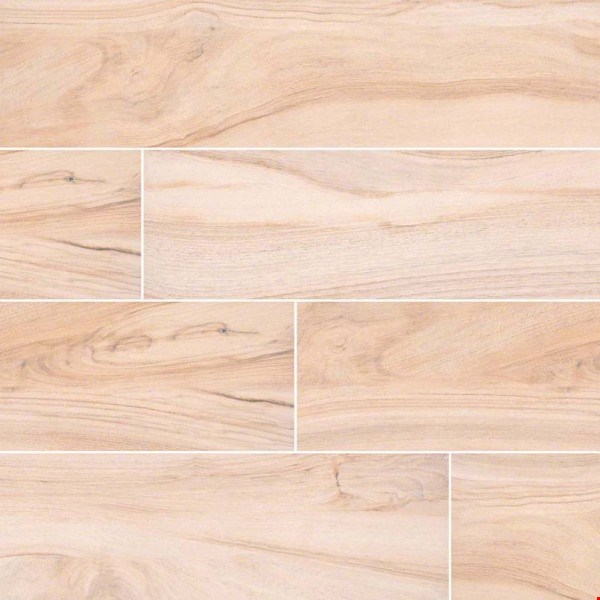 MS International Aspenwood Series: Artic 9" x 48" Porcelain Tile NASPART9X48