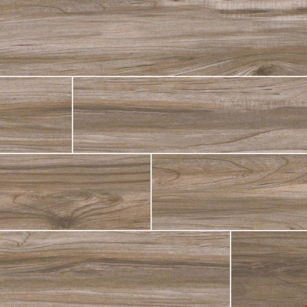 MS International Carolina Timber: Beige 6" x 36" Ceramic Tile NCARTIMBEI6X36-N