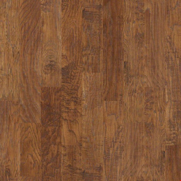Shaw Epic Plus Sequoia Hickory Mixed Width: Woodlake 3/8" x 3 1/4", 5, 6 3/8" Engineered Hickory Hardwood SW546 879