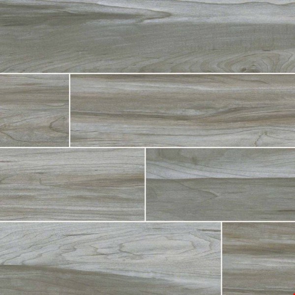 MS International Carolina Timber: Grey 6" x 24" Ceramic Tile NCARTIMGRE6X24