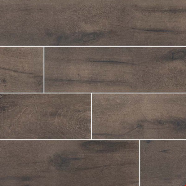 MS International Cottage: Wenge 8" x 48" Porcelain Tile NCOTWEN8X48