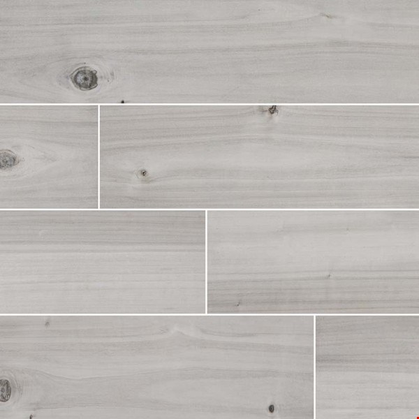 MS International Havenwood: Platinum 8" x 36" Porcelain Tile NHAVPLA8X36