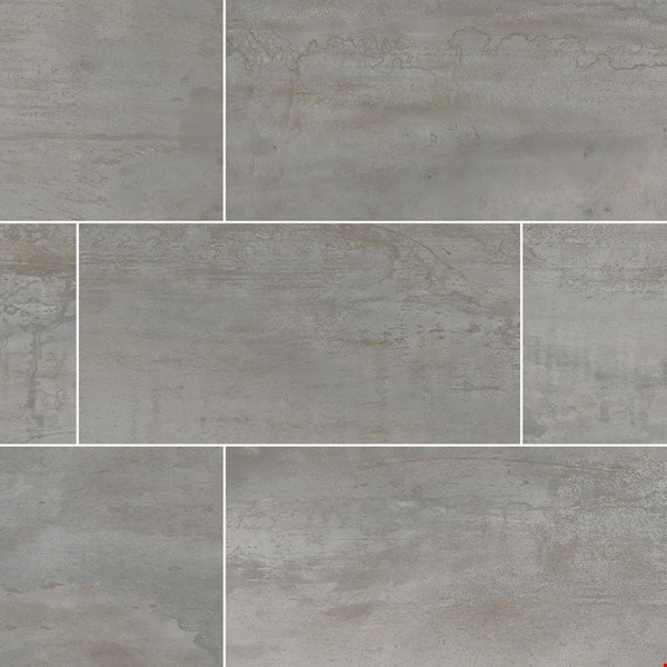 MS International Oxide: Magnetite 12" x 24" Porcelain Tile NOXIMAG1224
