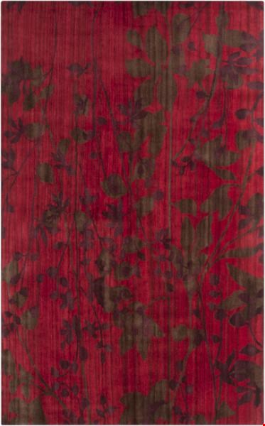 Surya Brocade Venetian Red (BRC-1005) Rectangle 5'0" x 8'0"