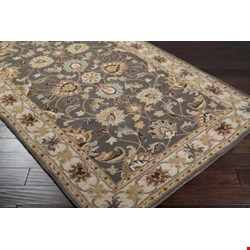 Surya Caesar Charcoal Gray (CAE-1005) Round 4'0