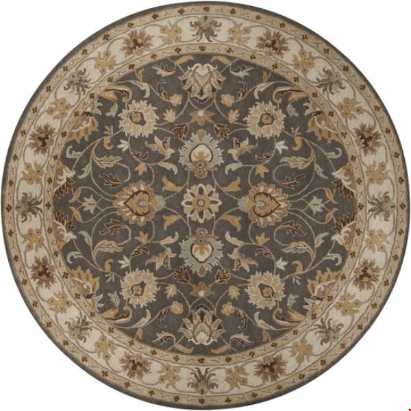 Surya Caesar Charcoal Gray (CAE-1005) Round 8'0" x 8'0"