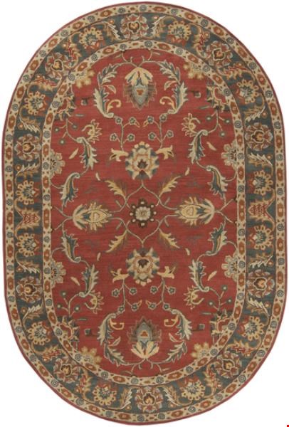 Surya Caesar Red Clay (CAE-1007) Oval 6'0" x 9'0"