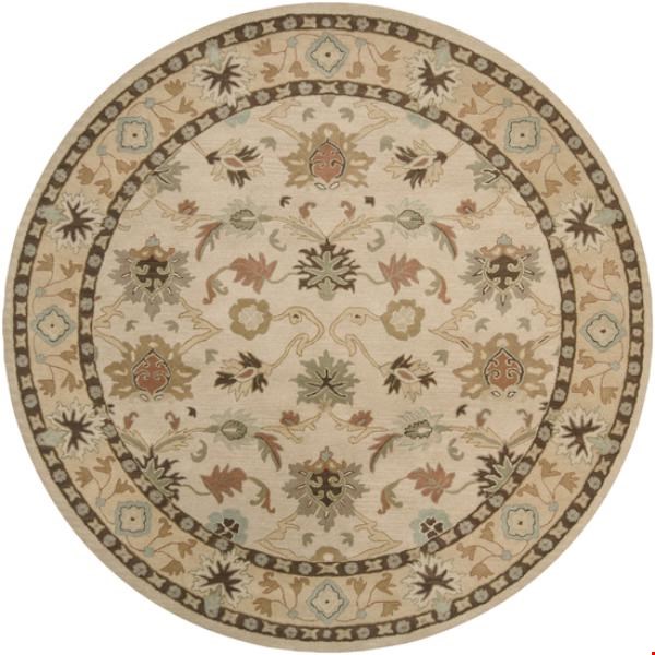 Surya Caesar Ivory (CAE-1010) Round 8'0" x 8'0"