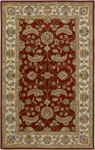 Surya Caesar Maroon (CAE-1022) Rectangle 5'0" x 8'0"