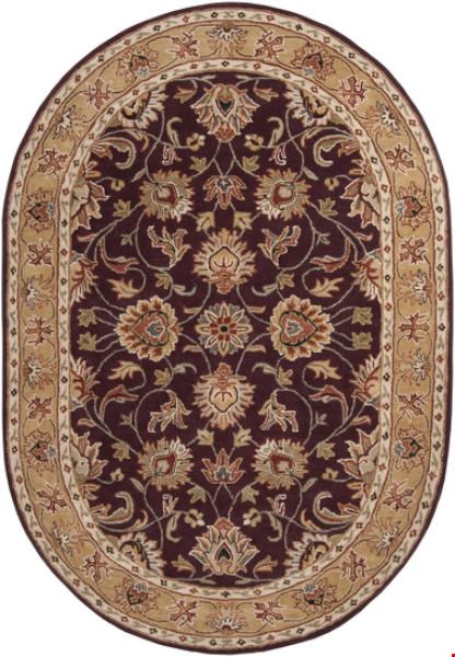 Surya Caesar Wine (CAE-1024) Oval 6'0" x 9'0"