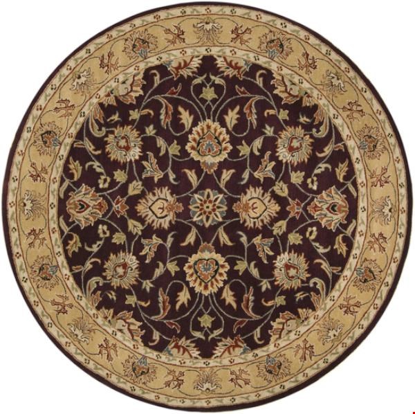 Surya Caesar Wine (CAE-1024) Round 8'0" x 8'0"
