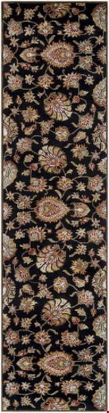 Surya Caesar Coal Black (CAE-1027) Rectangle 2'6" x 8'0"