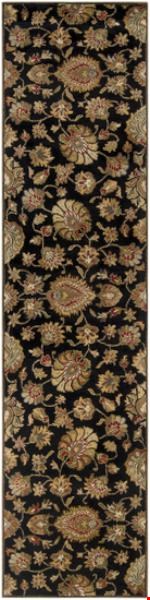 Surya Caesar Coal Black (CAE-1027) Rectangle 3'0" x 12'0"