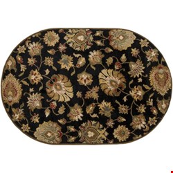 Surya Caesar Coal Black (CAE-1027) Oval 6'0