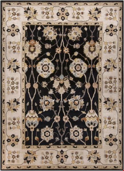 Surya Caesar Coal Black (CAE-1033) Rectangle 8'0" x 11'0"